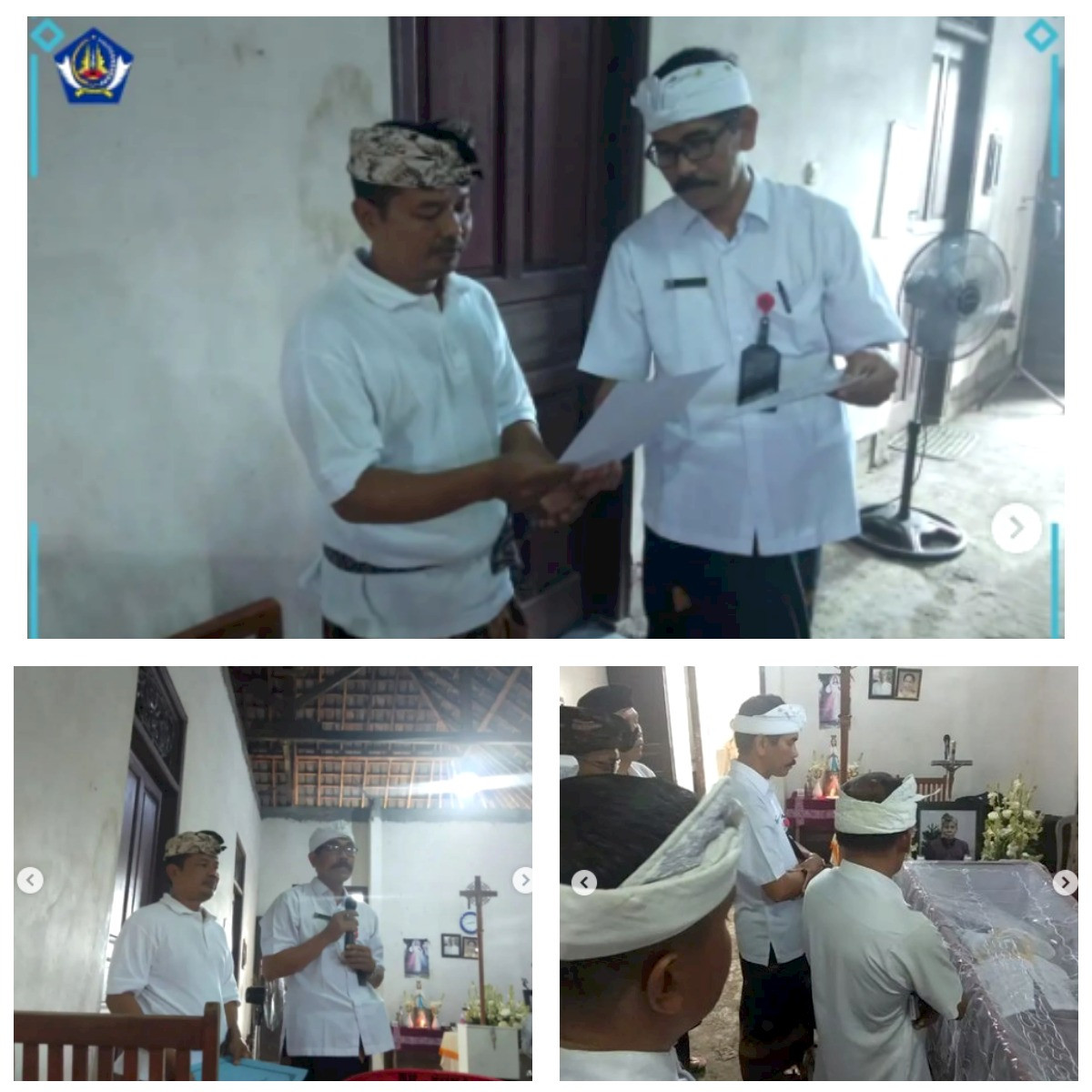 Kegiatan Penyerahan KK (Kartu Keluarga) Baru dan Akta Kematian