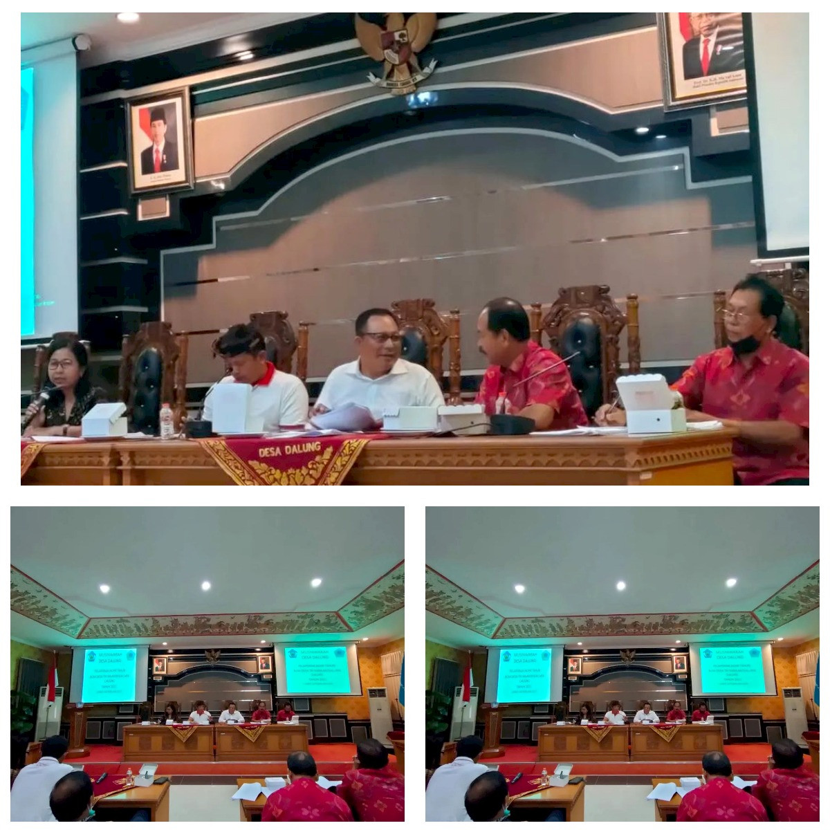 Kegiatan Musyarawah Desa Dalung (MUSDES) Terkait Pelaporan Akhir Tahun BUM Desa Tri Manunggal Jaya Dalung Tahun 2022