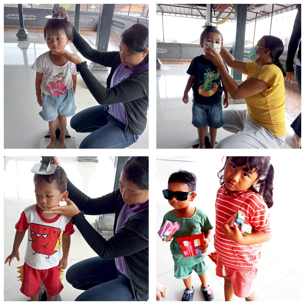 kegiatan Posyandu di Desa Dalung yang dilaksanakan di Banjar Dukuh