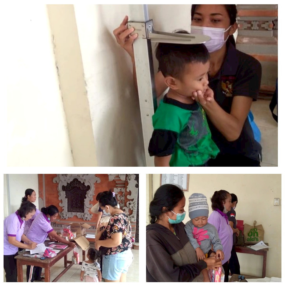 kegiatan Posyandu di Banjar Pengilian Desa Dalung