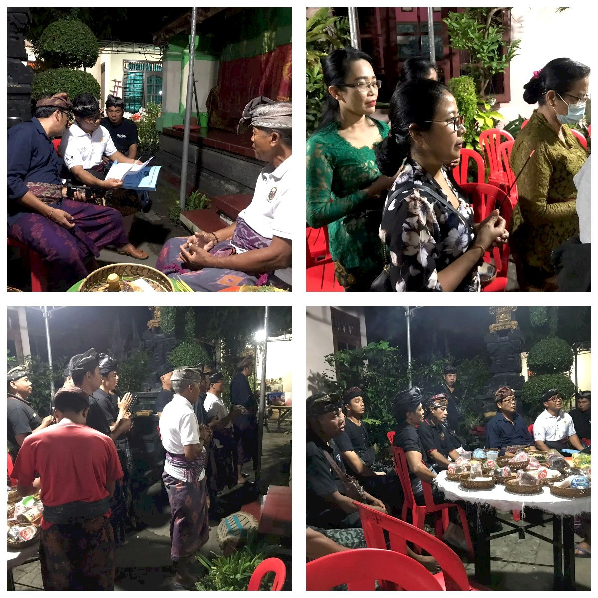 Kegiatan Penyerahan KK (Kartu Keluarga) Baru dan Akta Kematian di Banjar Pendem Desa Dalung