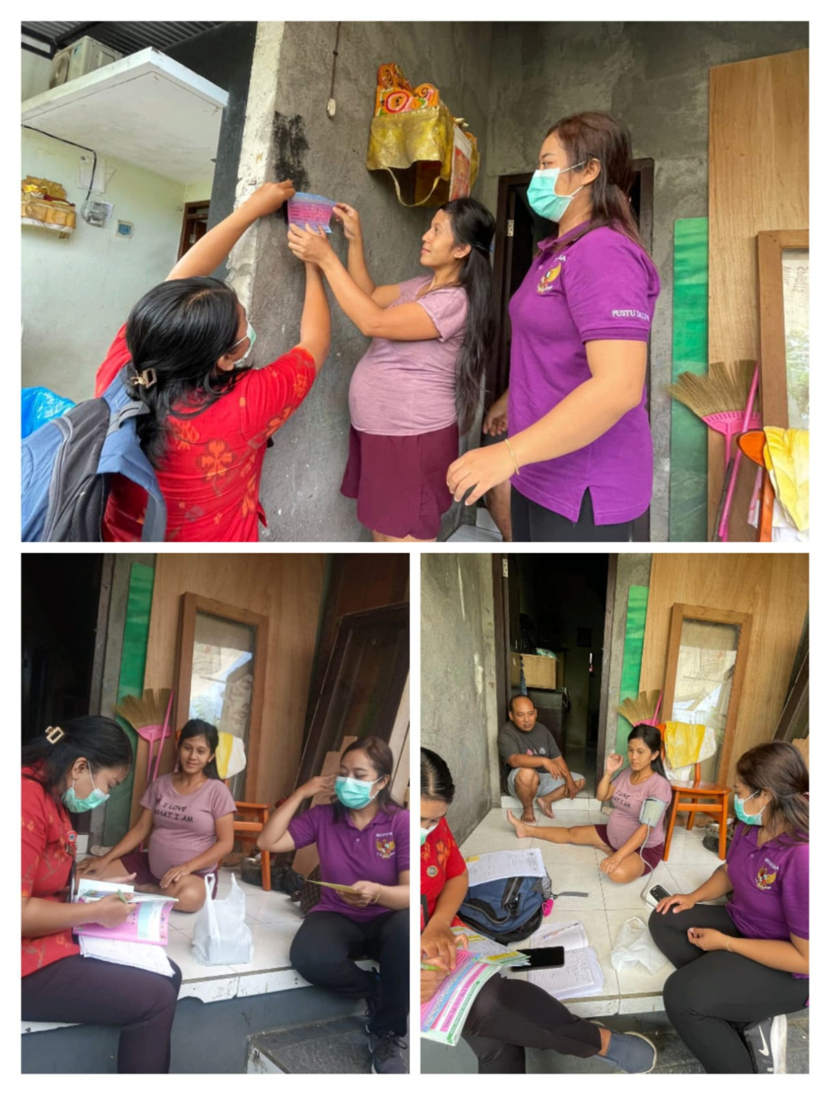 Kegiatan Pendampingan dan Pemeriksaan bagi Ibu Hamil oleh Kader TPK Desa Dalung