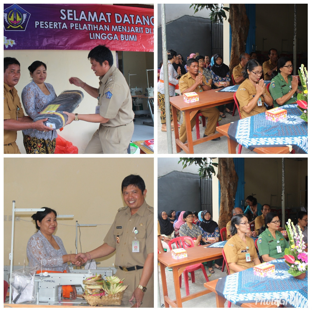 Pelatihan Menjahit Bagi PKK se Desa  Dalung