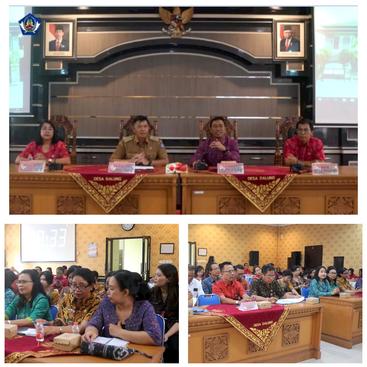 Penilaian Evaluasi Perkembangan Desa (Desa Dalung) Tahun 2023 tingkat Kabupaten Badung