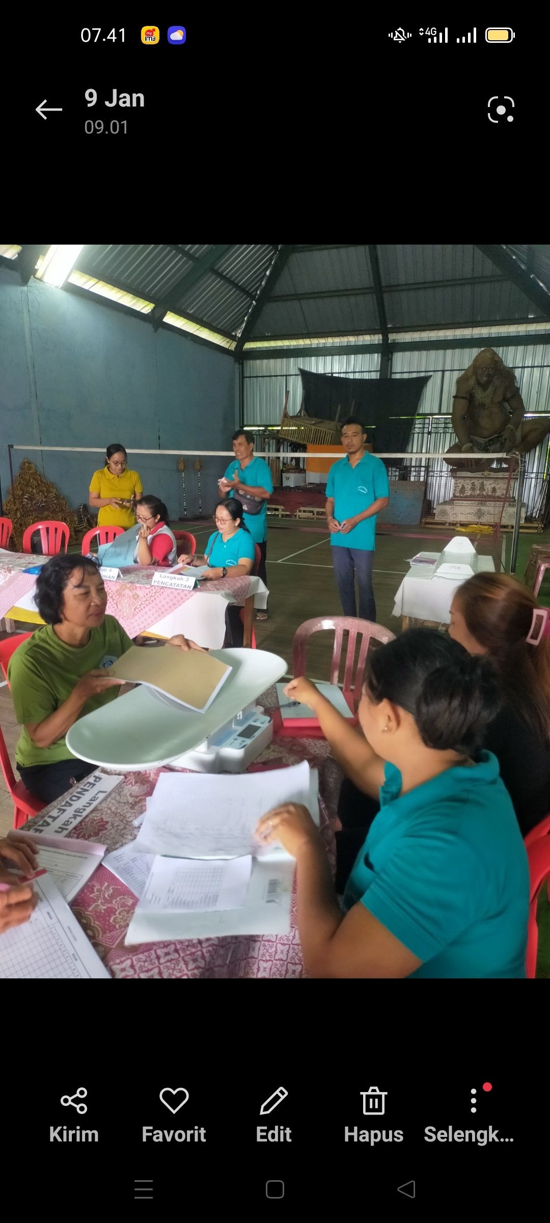 Kegiatan seksi kasih sayang pembinaan kader poktan BKB