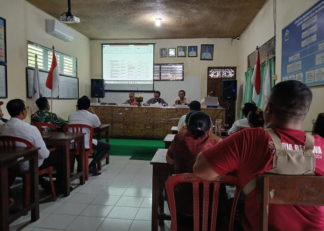 RAPAT RENCANA PENYUSUNAN RKPdes Desa Talibeng