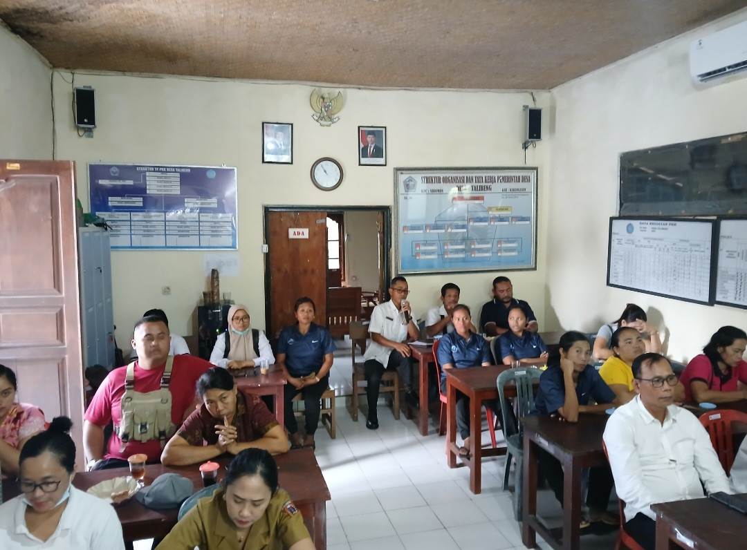 Peserta rapat RKPDes Desa Talibeng.