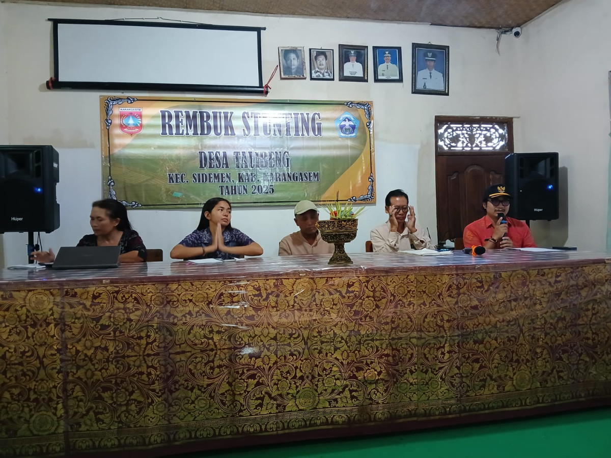KEGIATAN REMBUK STUNTING DESA TALIBENG