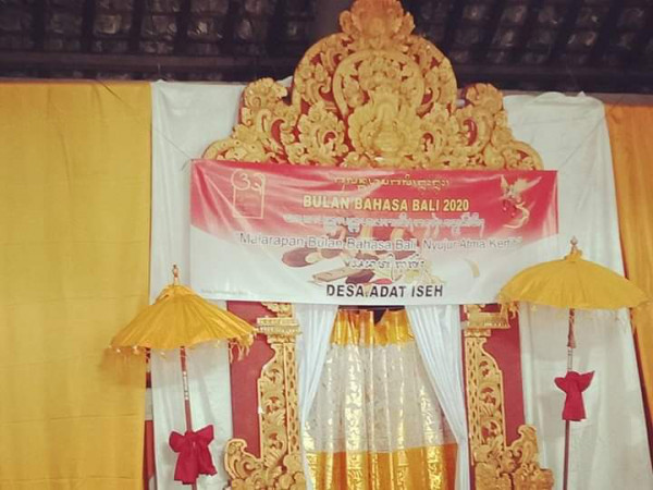 Lokasi kegiatan di Banjar Adat Iseh