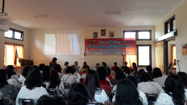 Kunjungan Lapangan  (Study Tour) dari PKK Provinsi Sulawesi Utara