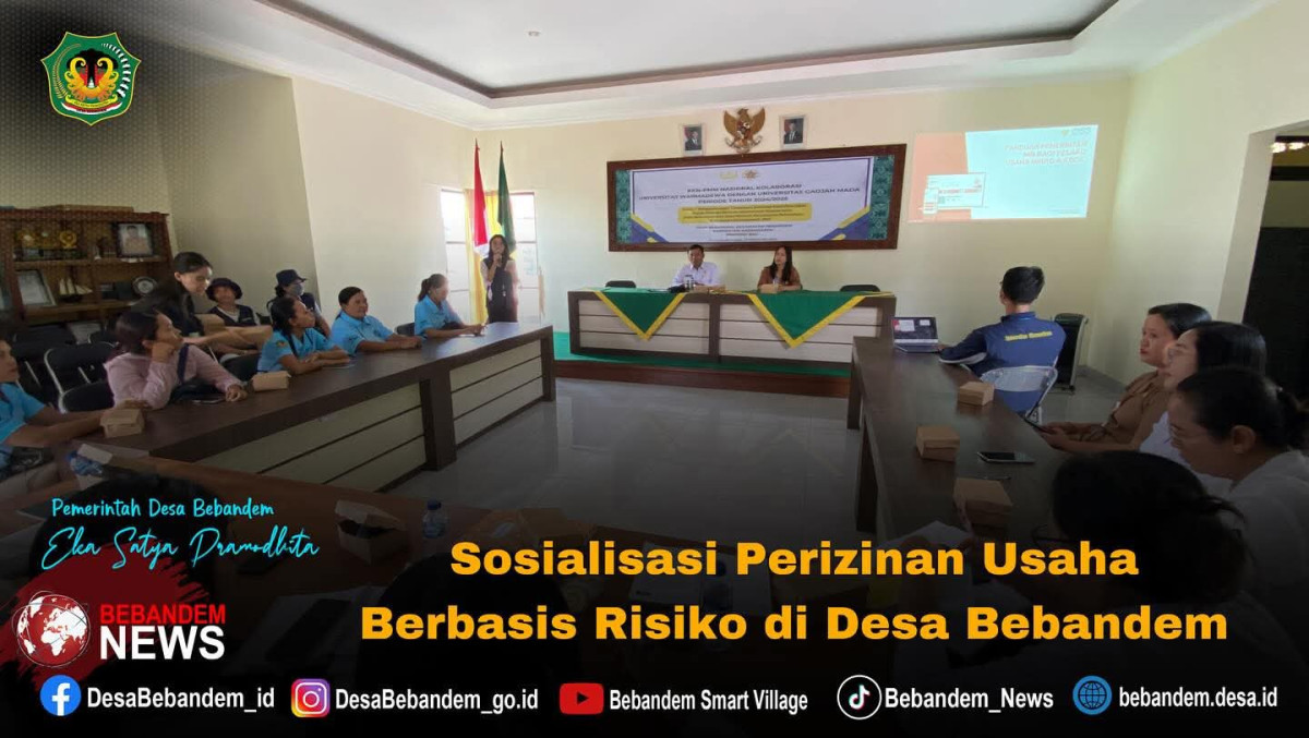 Sosialisasi Perijinan Usaha berbasis Resiko
