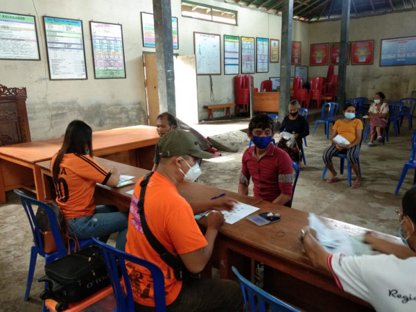 Pembagian Bantuan Sosial Tunai (BST) Pusat Tahap I Tahun 2021
