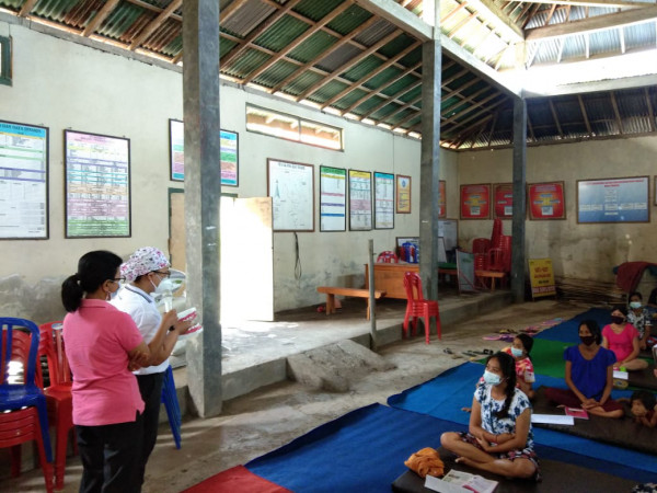 Pertemuan Ke III Kelas Ibu Hamil Desa Tunjung