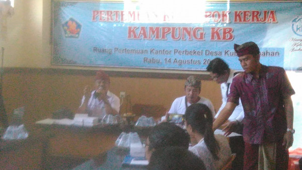 Pertemuan Pokja Kampung KB