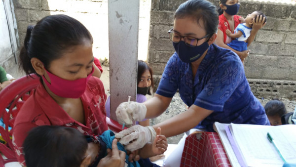 Kegiatan posyandu Br Dinas Kajekangin Wilayah Ponjok Tengah