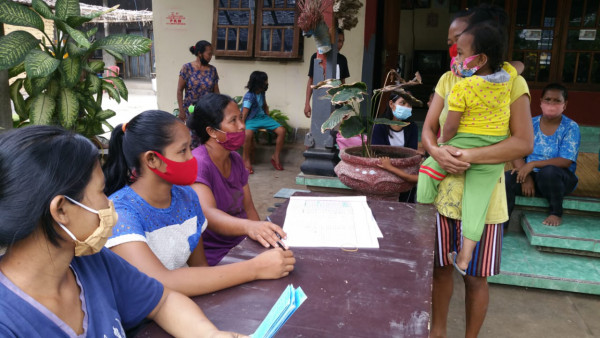 Kegiatan posyandu Pengipuan