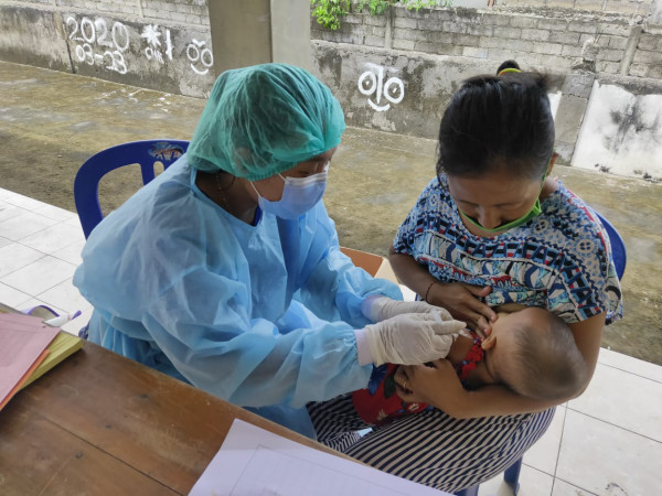 Kegiatan posyandu Cemara , Br Dinas Kajekangin