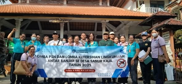 LOMBA PSN DAN KEBERSIHAN ANTAR BANJAR DESA SANUR KAJA