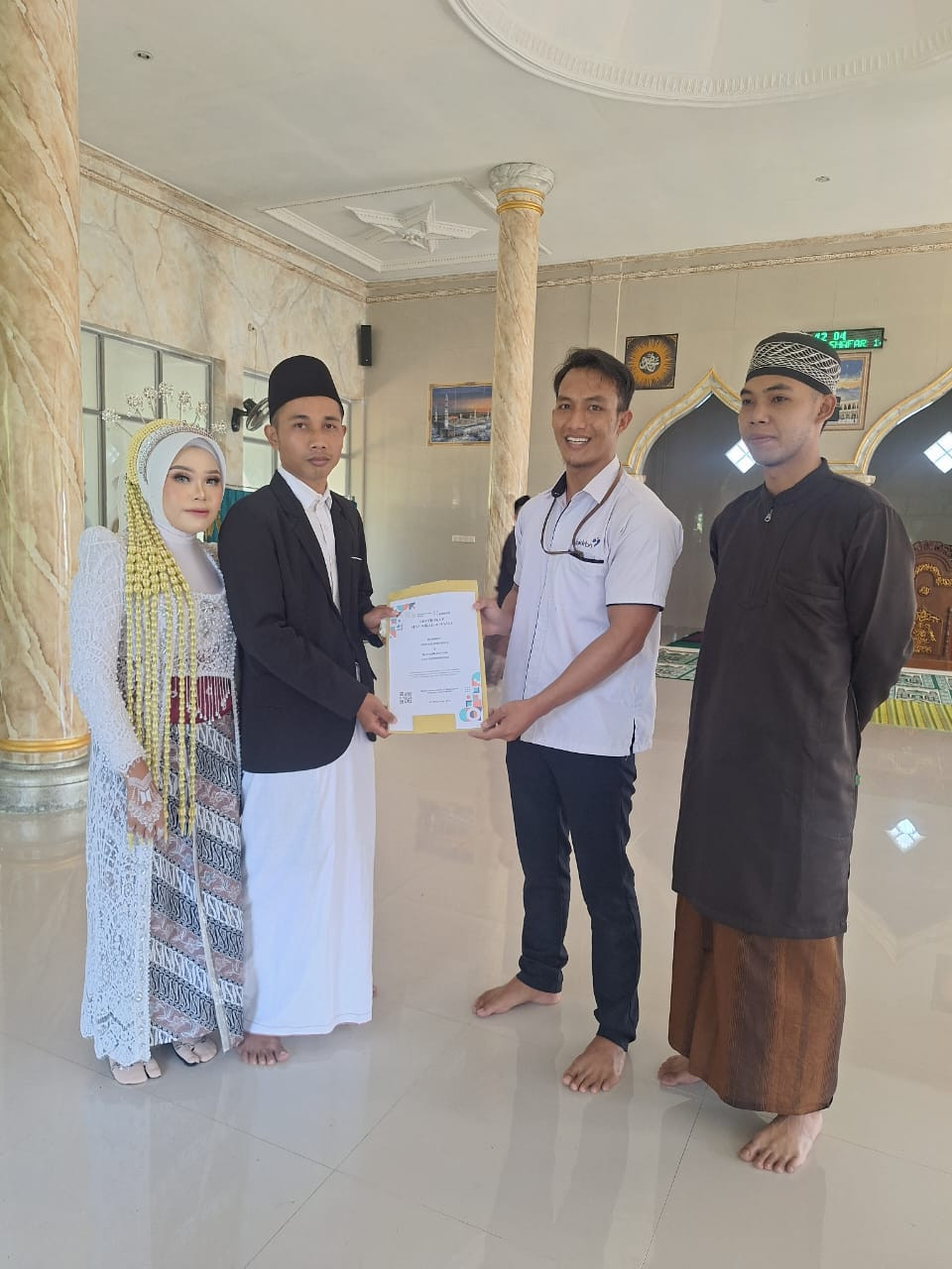 penyerahan sertifikat catin