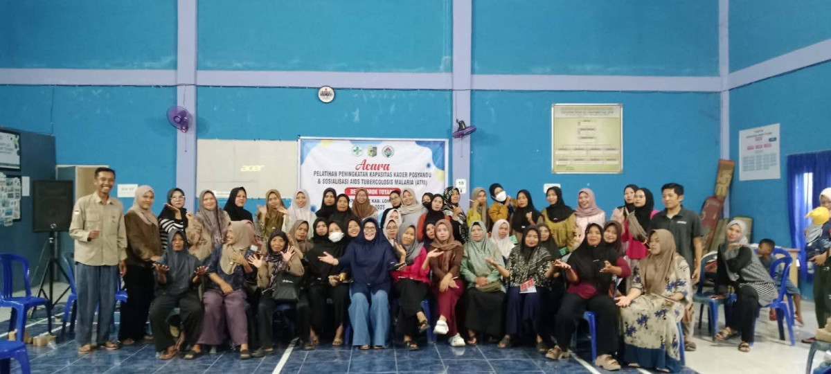 Pelatihan peningkatan kapasitas kader posyandu &sosialisasi AIDS Tubercolosis Malaria(ATM)