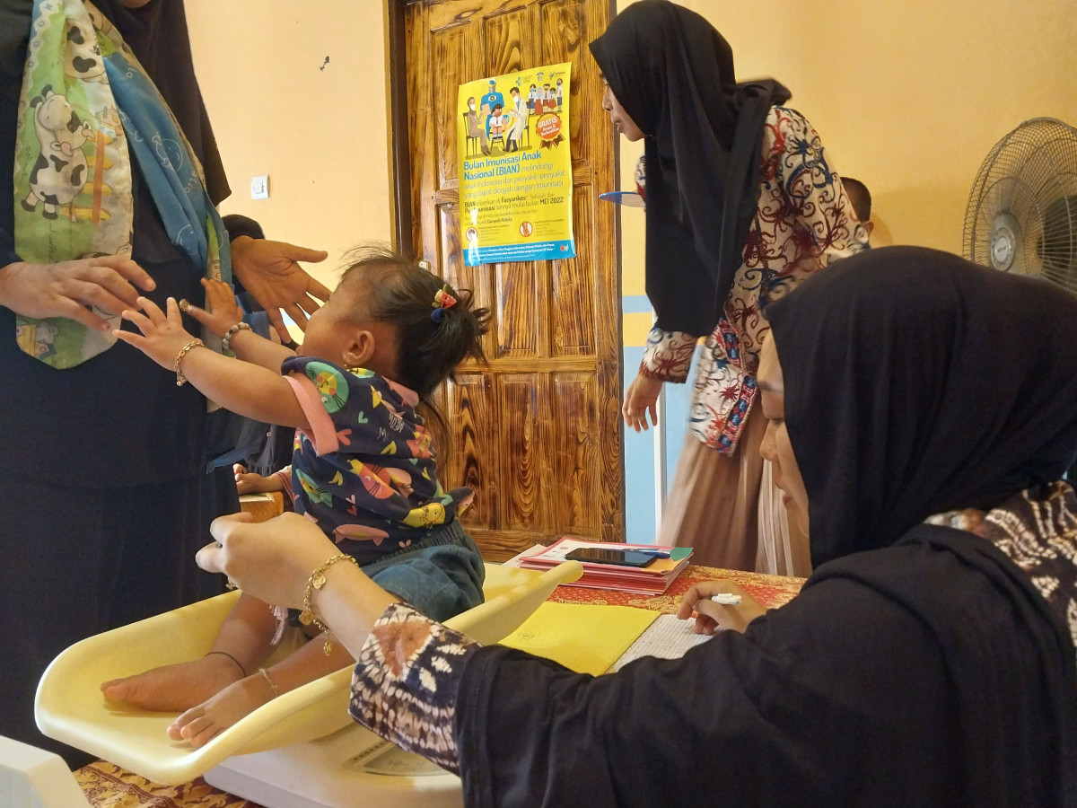 Posyandu Balita desa Batu Bini