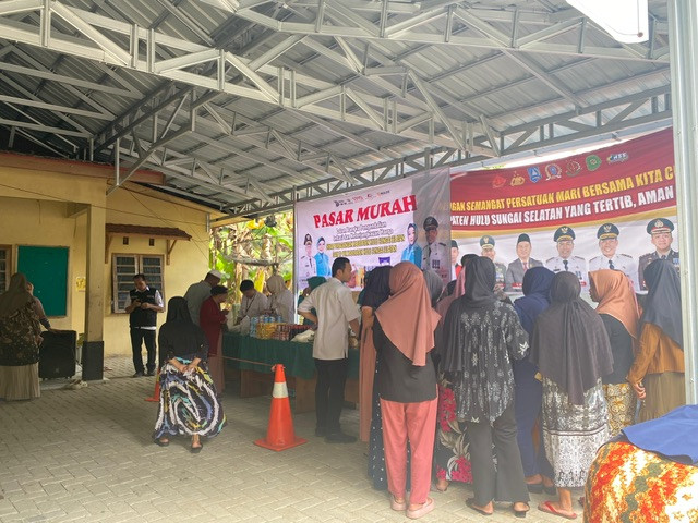 Pasar Murah desa Batu Bini