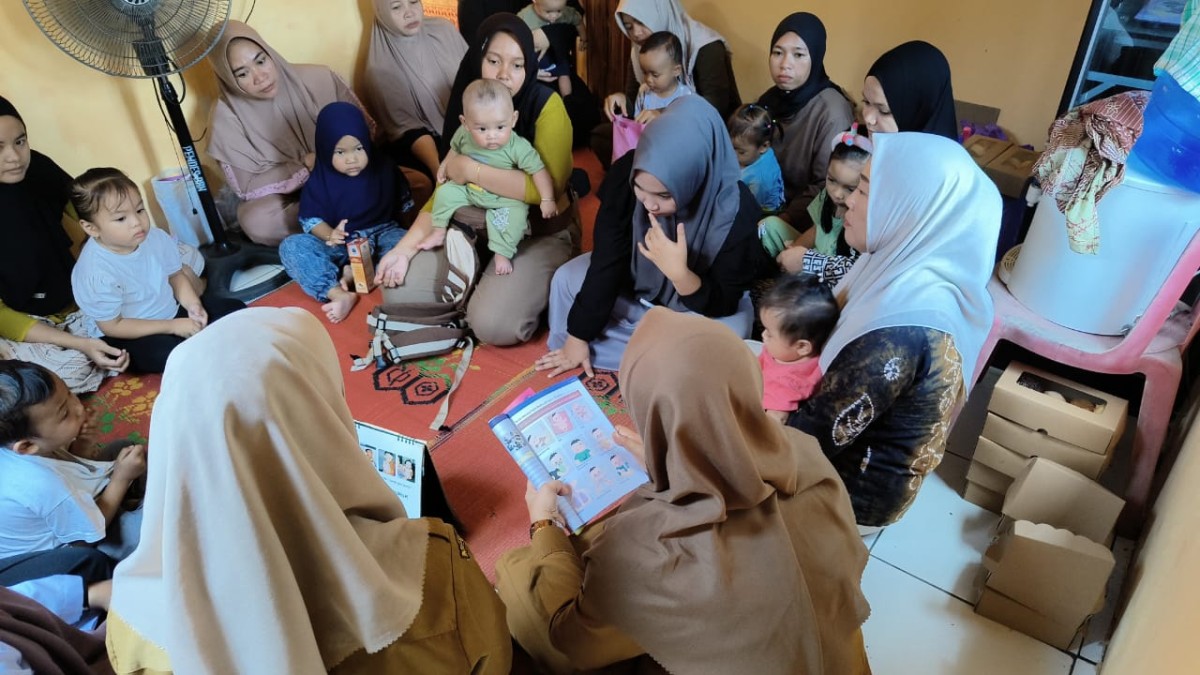 Kelas Ibu Balita desa Batu Bini