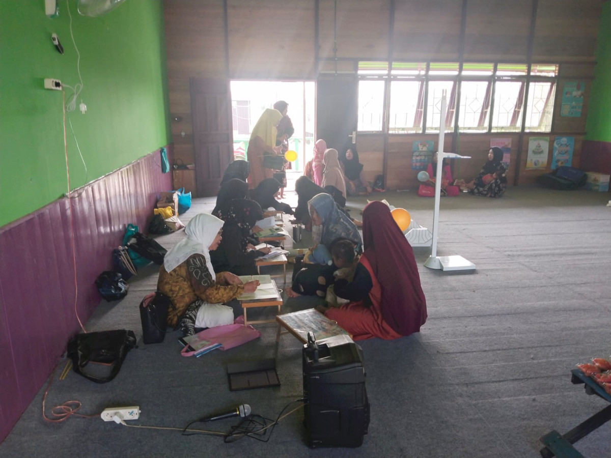 Posyandu Balita  di Pos Bulan Jingga