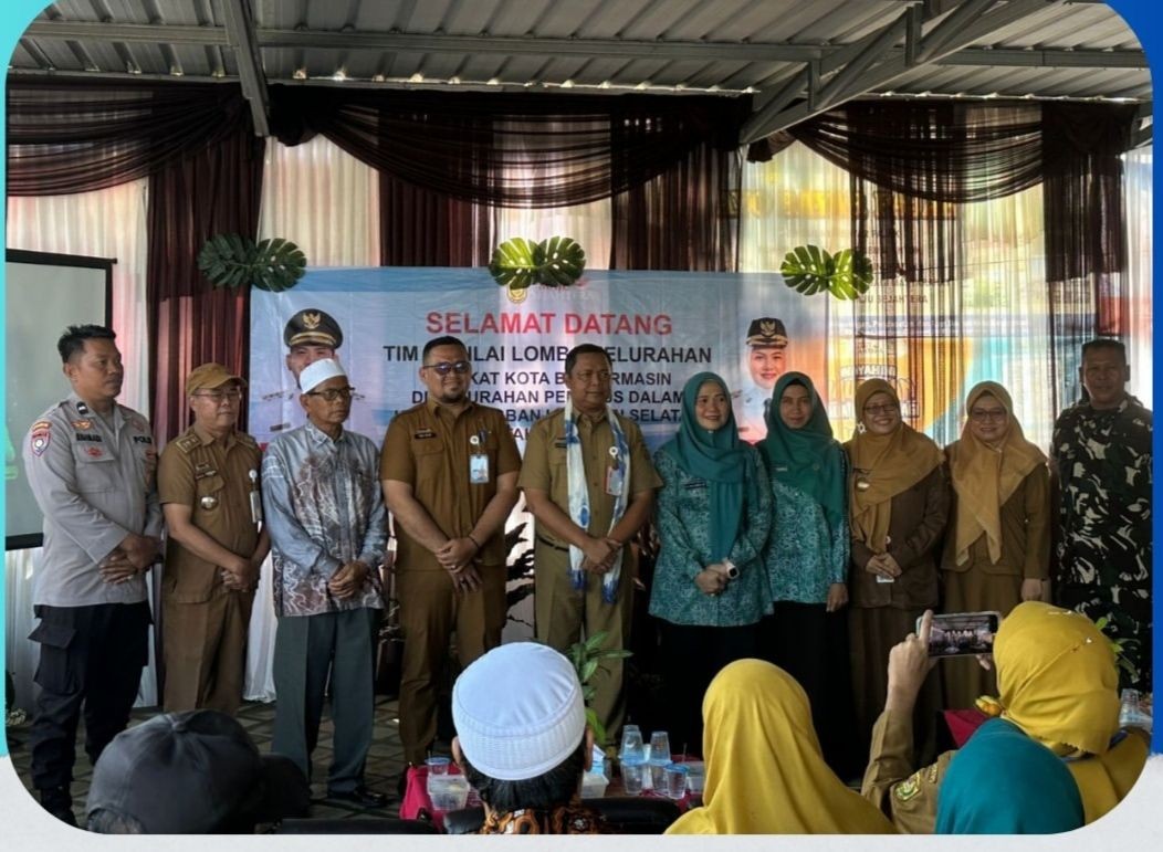 Poto verifikasi lapangan lomba kelurahan