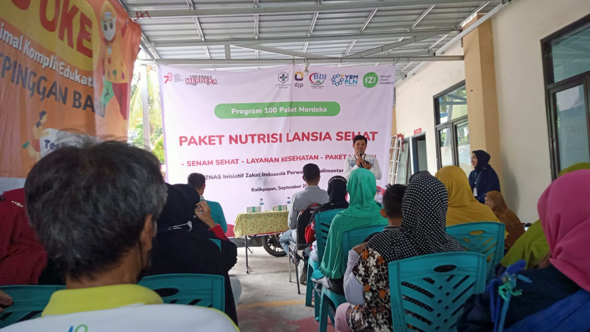 Kegiatan Baksos Paket Nutrisi sehat Bagi Lansia