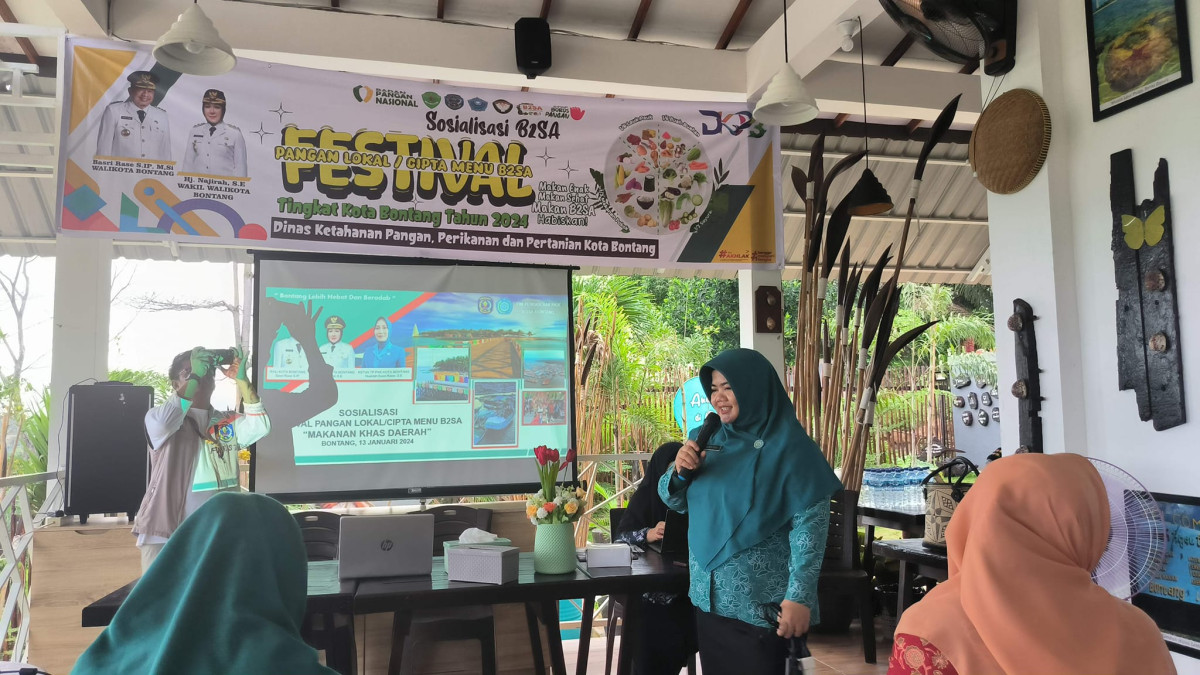 Sosialisasi  B2SA  Festival pangan lokal lomba cipta menu B2SA