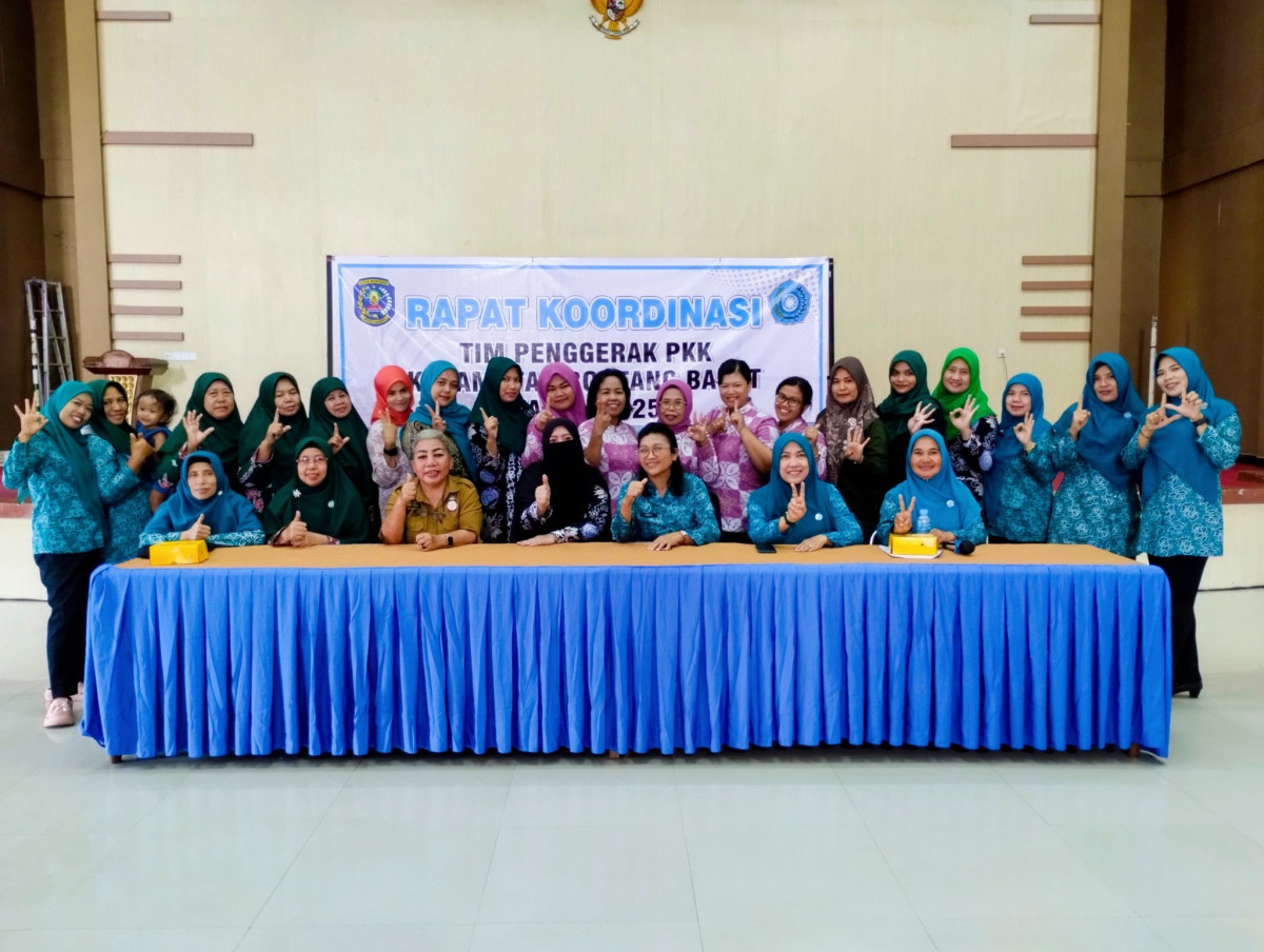 Rapat Koordinasi Tim Pengerak PKK se Kec. Bontang Barat  dan Pemberian Hadiah Lomba Aku Hatinya PKK Tahun 2024