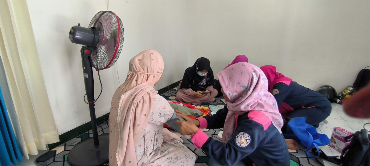 Kunjungan tim pendamping keluarga /Home care Gsi