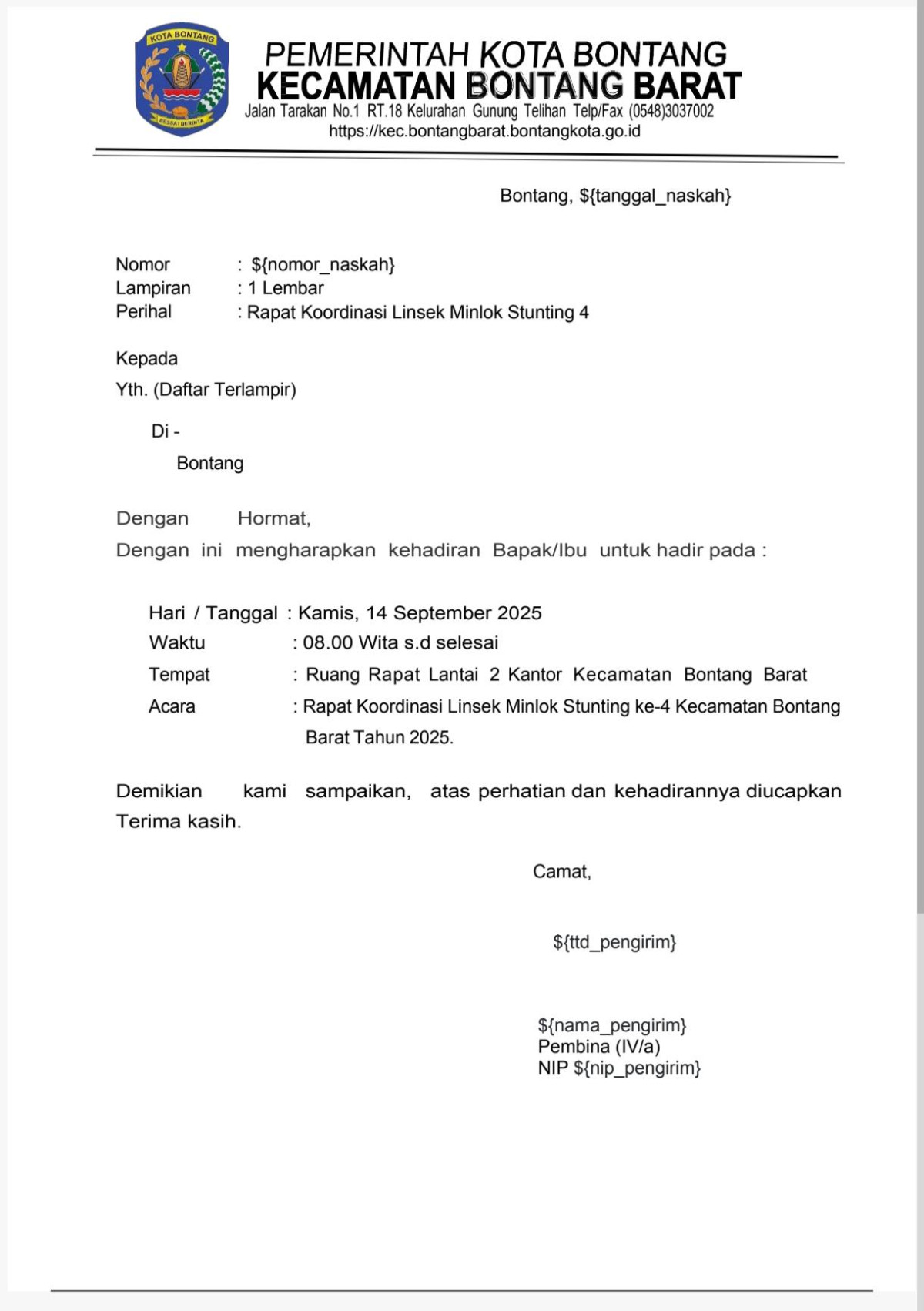 Pendampingan dan Bimbingan Kepada Tim Pendamping Keluarga Kecamatan Bontang Barat