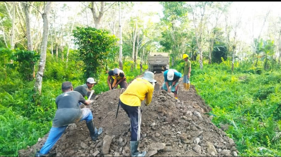 Pembangunan Jalan Knatong Produksi