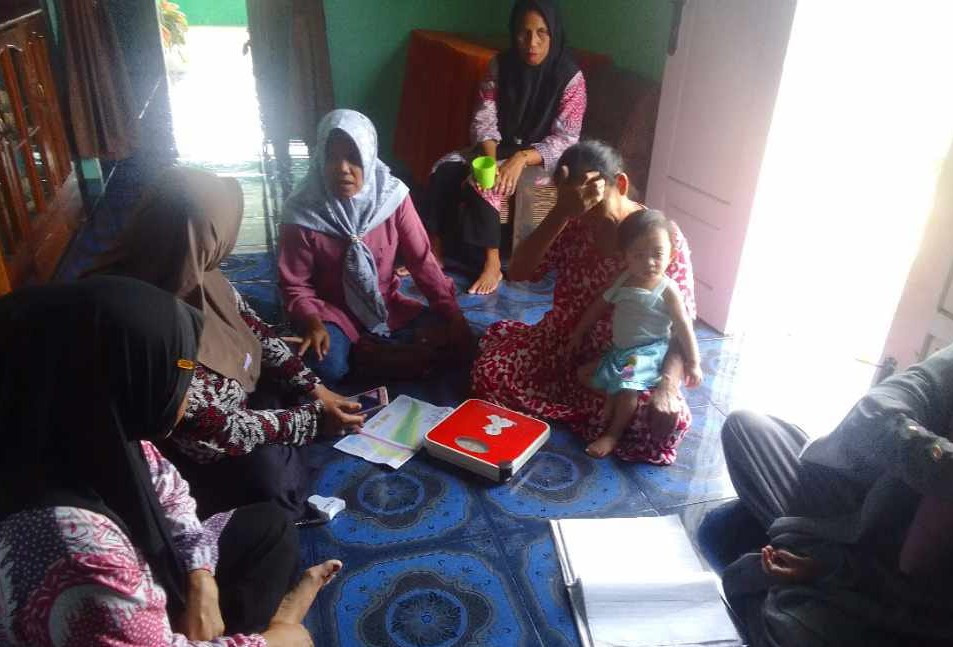 Pendampingan TPK kepada baduta