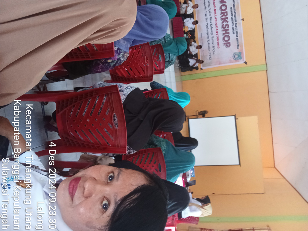 Pelaksanaan Workshop  cegah Nikah Dini dan Stunting serta refresing kader posyandu, BKB dan TPK
