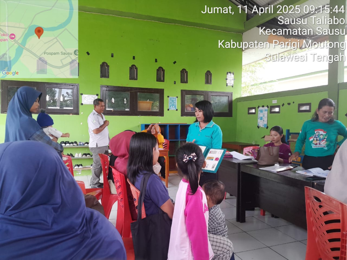 penyuluhan metode kontrasepsi di posyandu bhakti taliabo