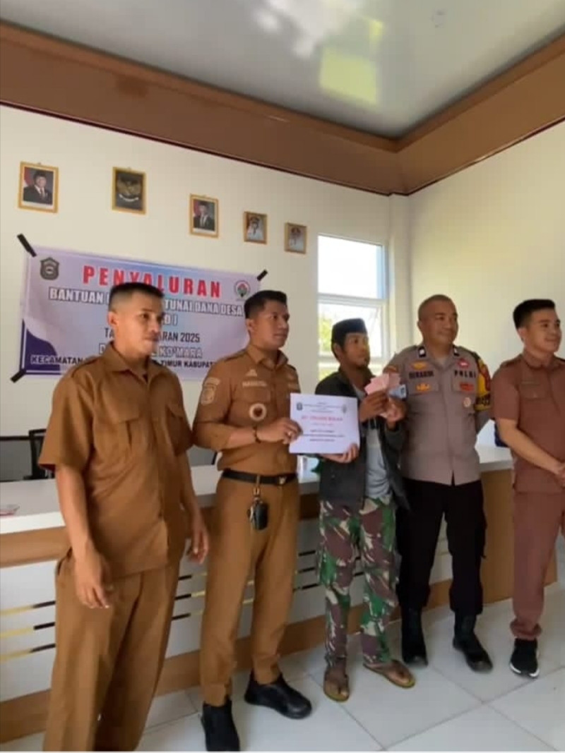 Penyaluran blt desa