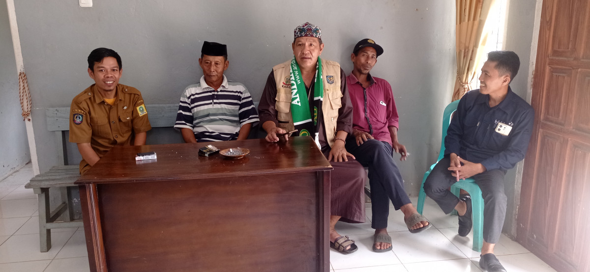 kordinasi dengan kepala Desa Tellulimpoe