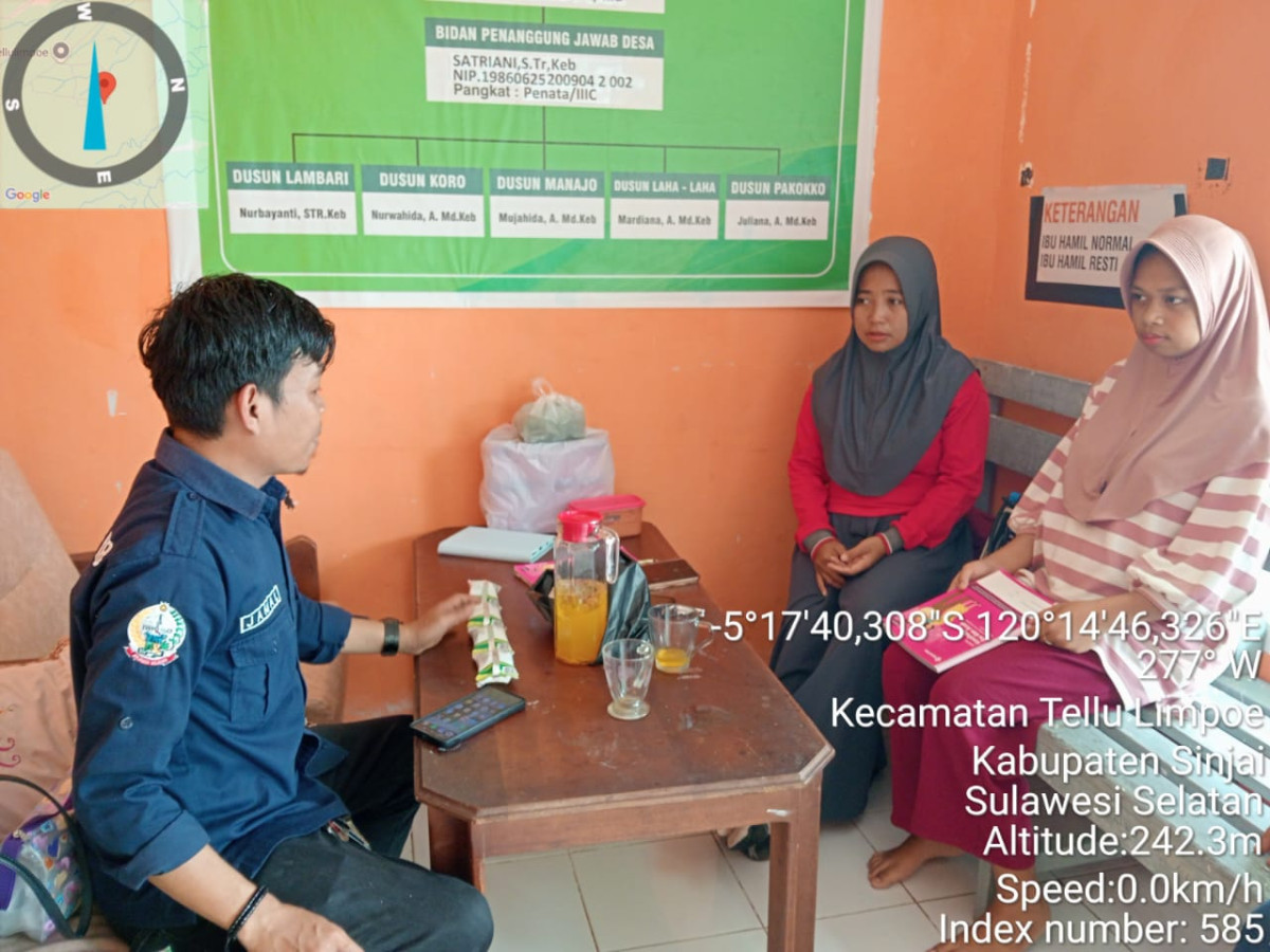 Memberikan edukasi tentang Pemenuhan gizi seimbang bagi ibu hamil