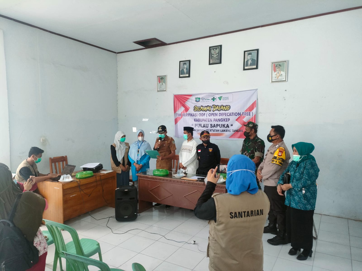 Pemukuhan kampung KB  Sapuka Mandiri sebagai Kel.ODF