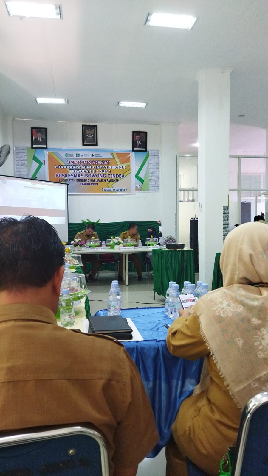 Lokmin  Triwulan II  Puskesmas Bowong Cindea