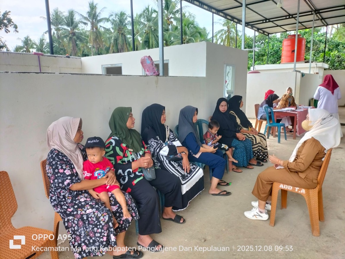 Pemberian pendampingan dan edukasi penata laksanaan keluarga calon pasangan usia subur