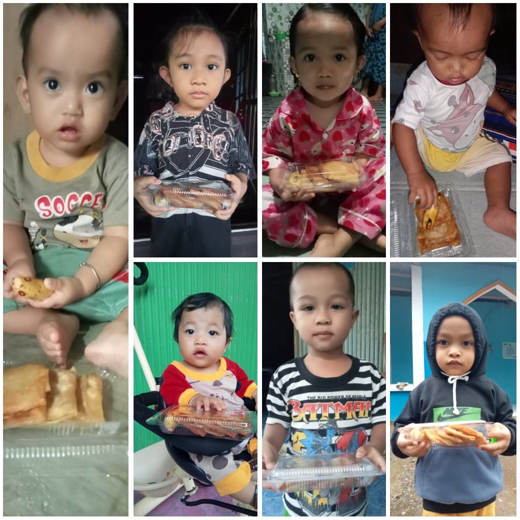 Pemberian tambahan asupan gizi bagi balita dengan status gizi kurang