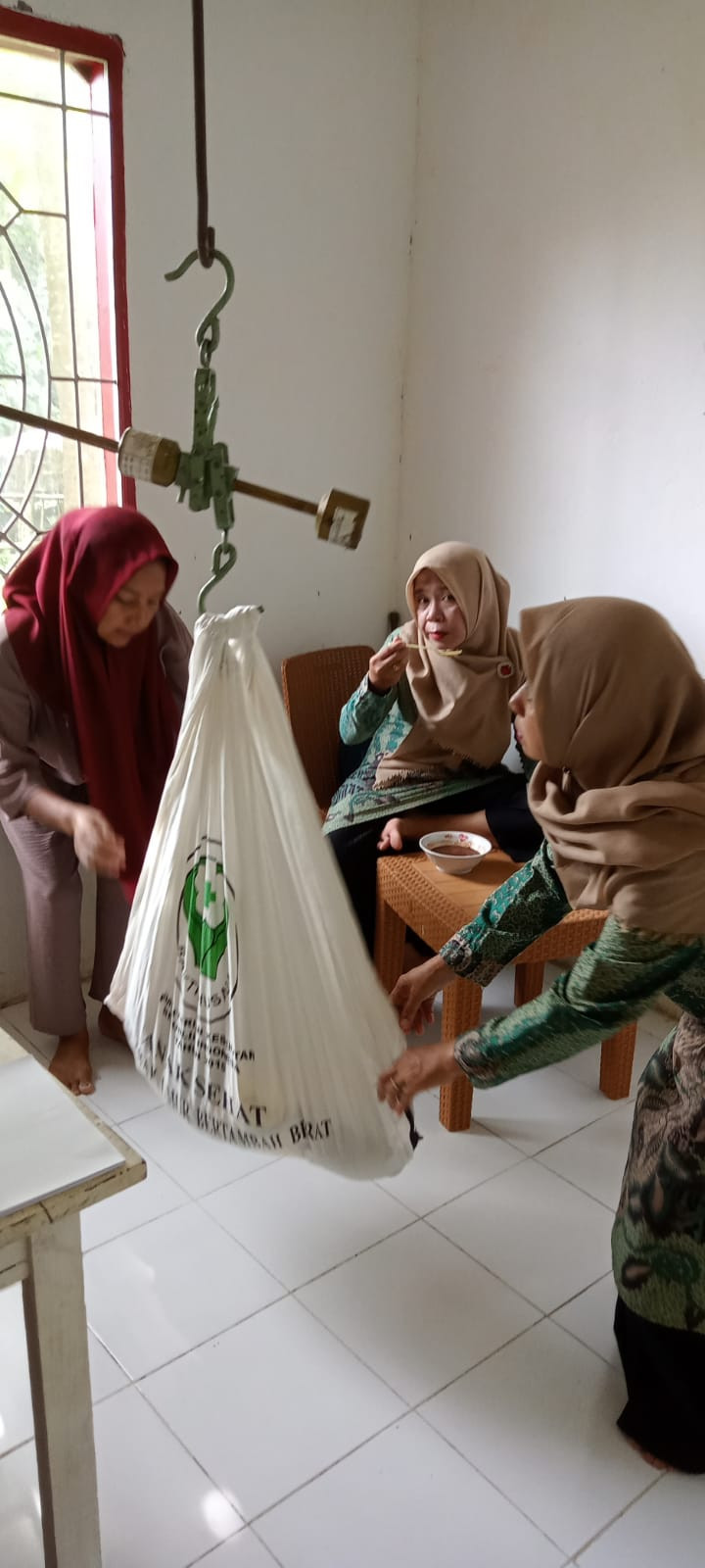 penimbangan berat badan balita