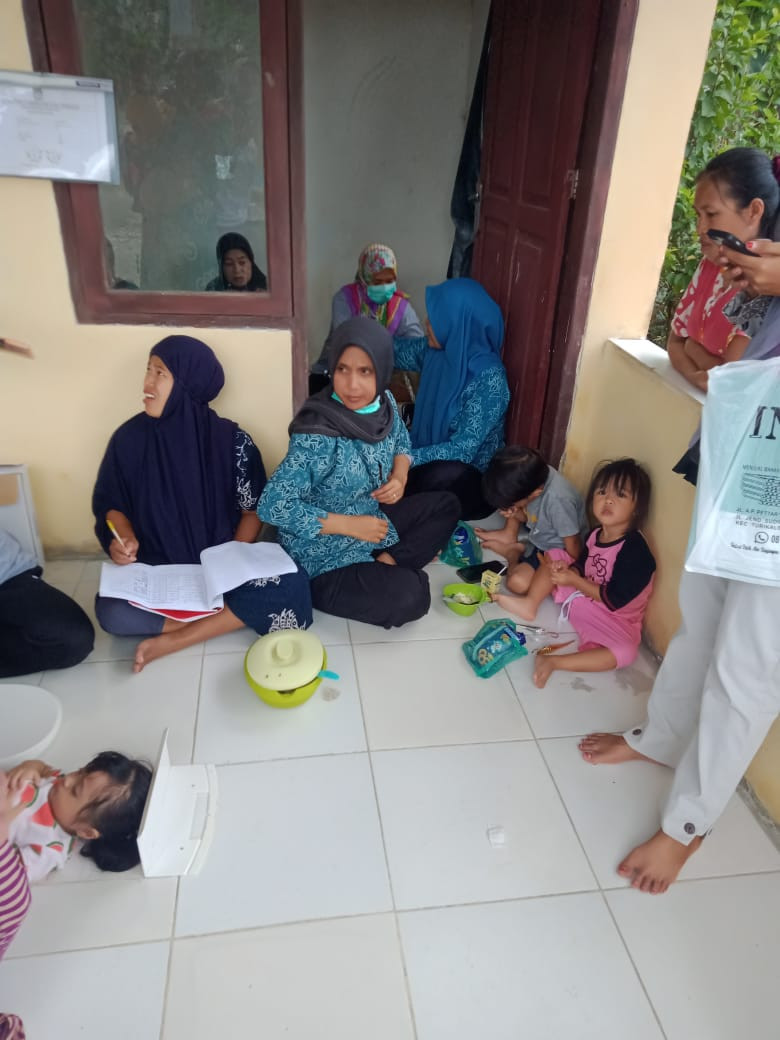 pemantauan oleh Ketua Penggerak PKK Desa Jangan-jangan