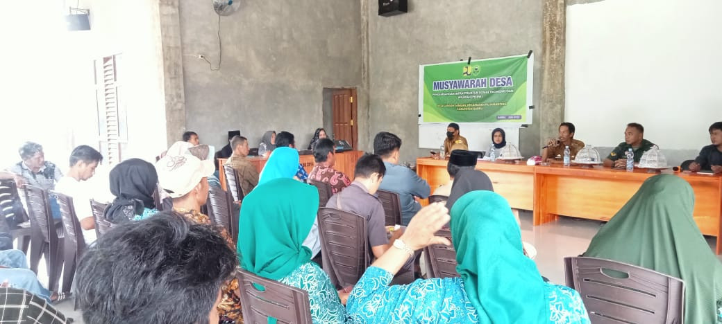 Musyawarah Desa Pengembangan Infrastruktur Skala Ekonomi dan Wilayah (PSEW)  (Akses Perumahan dan Infrastruktur Permukiman Yang Layak)