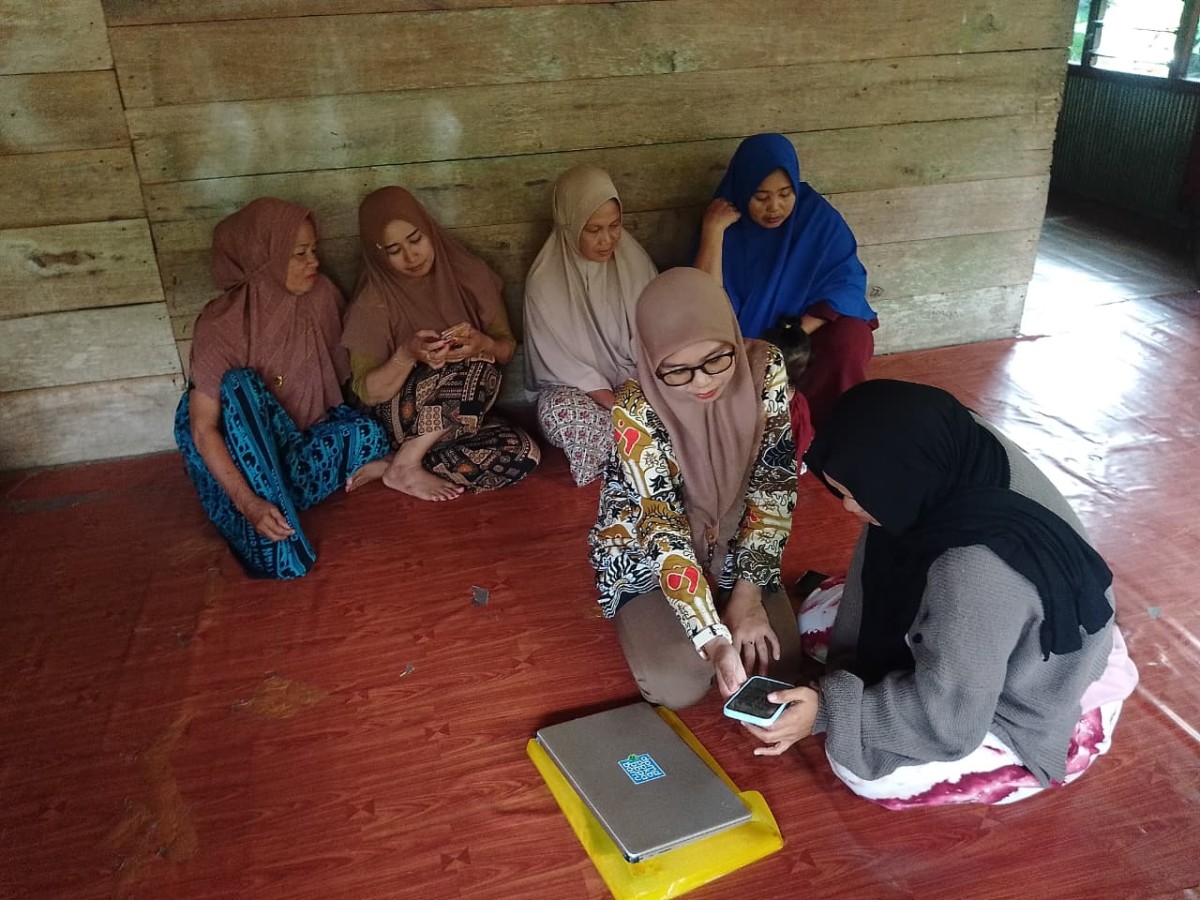 Kegiatan BKB dengan memperkenalkan Sistem E-Learning SIBIMA