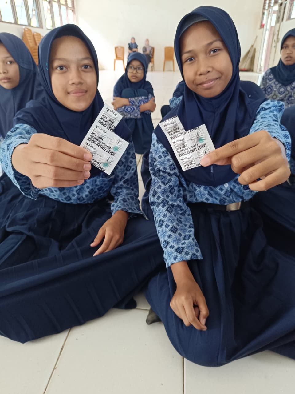 Pemberian tablet tambah darah bagi remaja putri